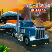 18 Wheeler Driving Sim | slope-game.github.io Unblocked Game